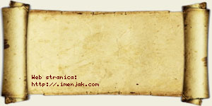 Miljana Srejović vizit kartica